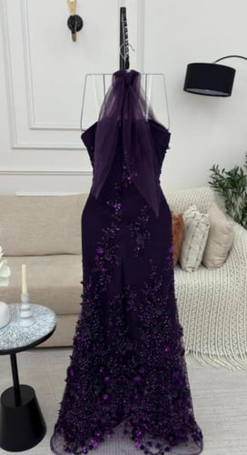 فستان نواره موف فخم