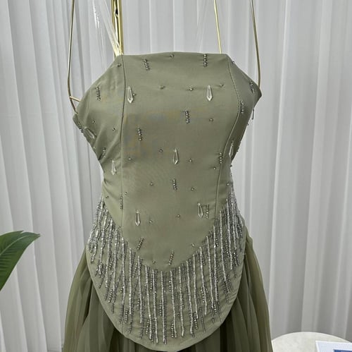 فستان سمر سهره اخضر