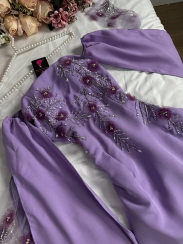 فستان سهره فخم موف