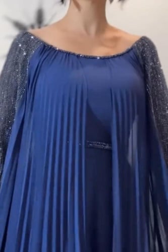 فستان سهره كحلي