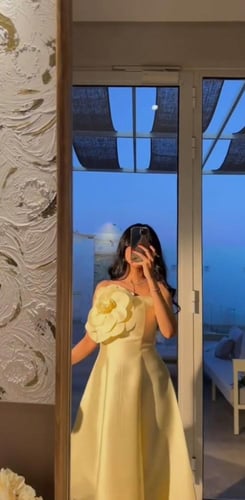 فستان فخم طويل