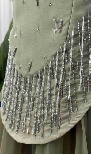 فستان سمر سهره اخضر