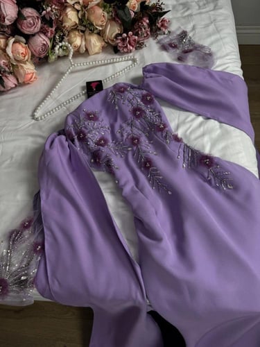 فستان سهره فخم موف