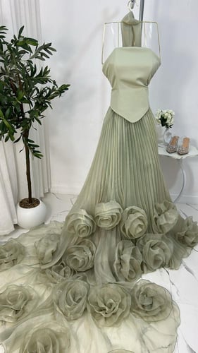 فستان سمر بدون كريستال