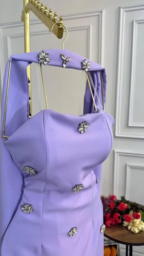 فستان بيبي موف (بنفسجي) ناعم