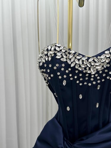 فستان سهره. نيلي & كحلي &الوان