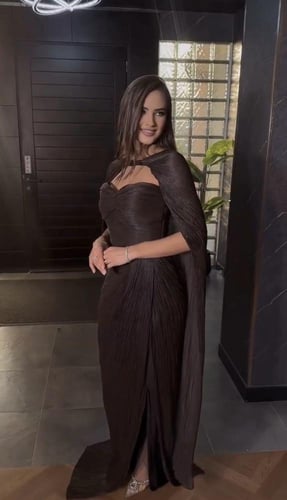 فستان سهره بني راقي