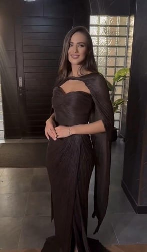 فستان سهره بني راقي