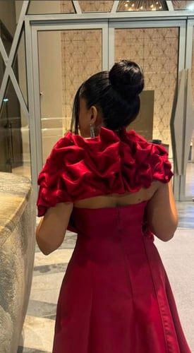 فستان سهره احمر