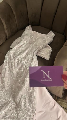 فستان رهاف الوردي