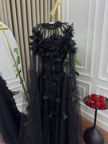 فستان سهره اسود فخم