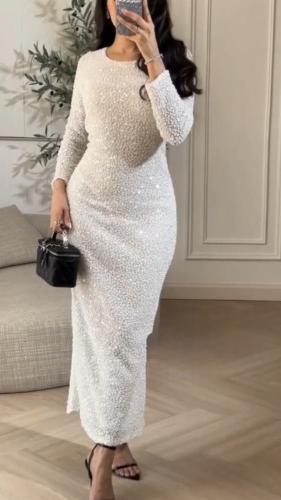 فستان سهره ابيض فخم