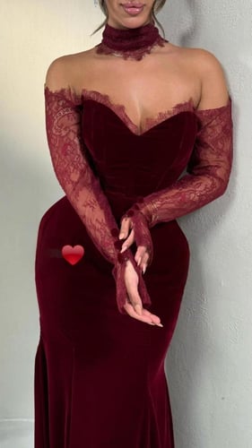 فستان سهره برغندي