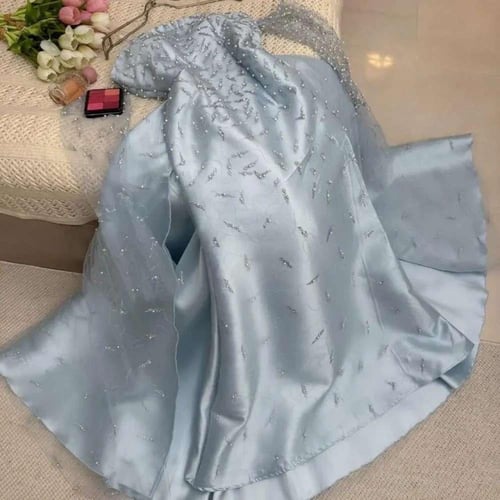 فستان فخم سماوي لولو