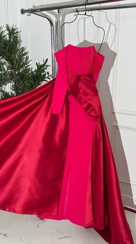 فستان ايناس سهره سماوي