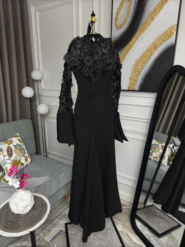 فستان سهره فخم اسود