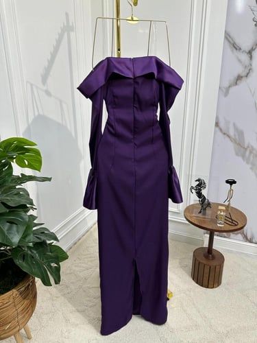 فستان سهره بنفسجي