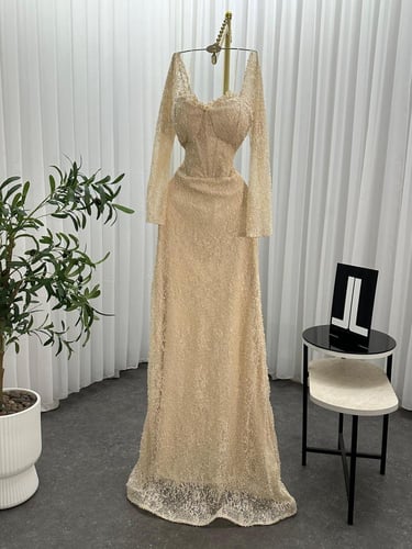 فستان سهره فخم الماسه