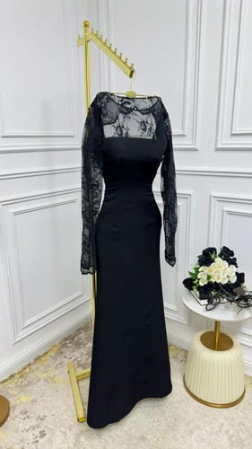 فستان سهره فخم اسود