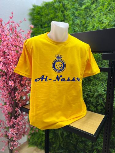 تيشيرت النصر الأصفر