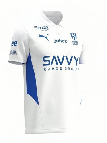 تيشيرت بولو الهلال الابيض 2026 سفر لاعبين