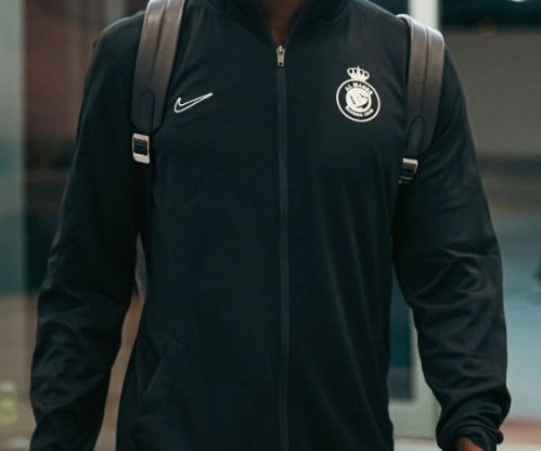 جاكت النصر تمرين الوان الاسود 2023-2024