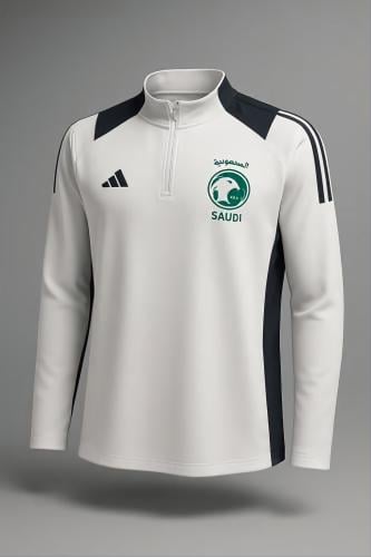 سويتر المنتخب السعودي الأبيض 25-26