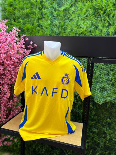 تيشيرت النصر الاساسي الأصفر 2024-2025