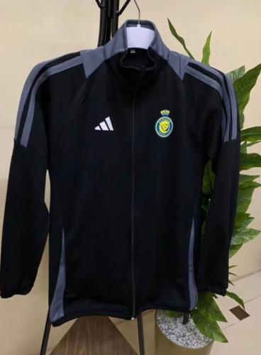 جاكت النصر الاسود الجديد تمرين 2025