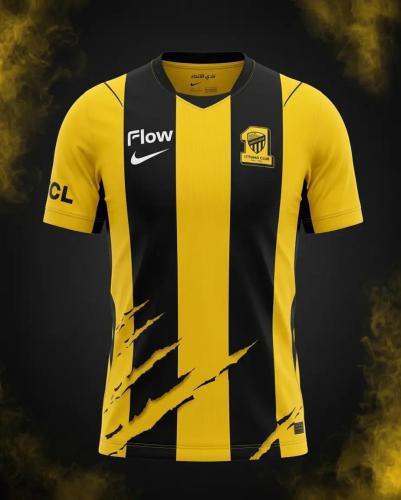 تيشيرت الاتحاد الأساسي 2026/2027 – الأصفر والأسود