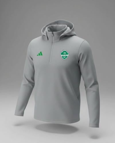 سويتر الأهلي الرمادي بقبعة 2026 | سويتر تدريب رجال...