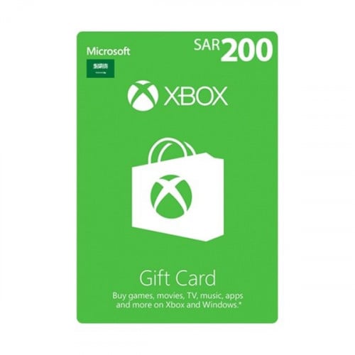 بطاقة اكس بوكس لايف سعودي (200 ر.س)