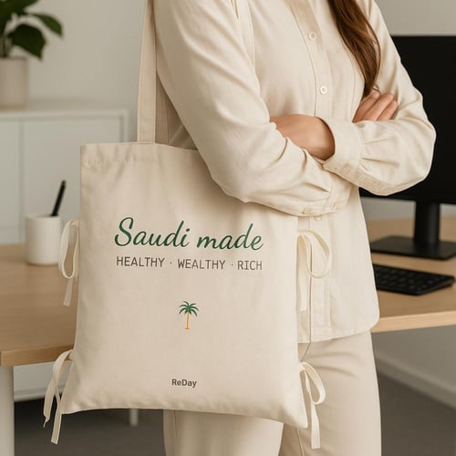 شنطة قماشية مطرزة