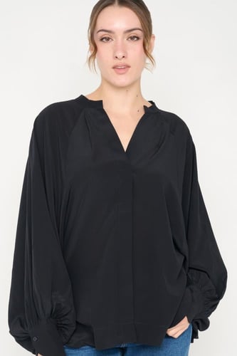 بلوزة Wide sleeve حرير