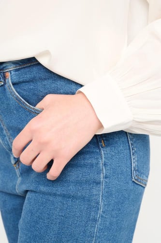 بلوزة Tie حرير