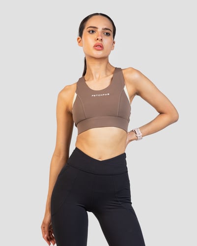 SculptFit Active Bra - Brown