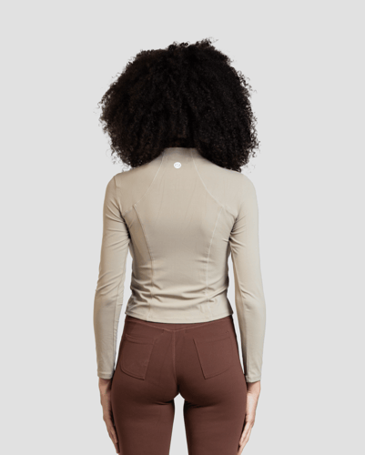 Women Classic Jacket - Beige