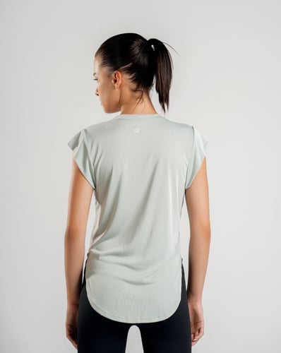 Athletic Fit Tee – Frosted Green