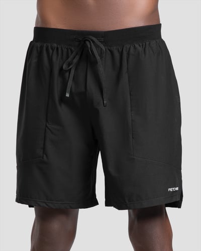 Men short A - Black