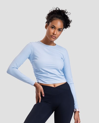 Sleeve Top - Sky Blue