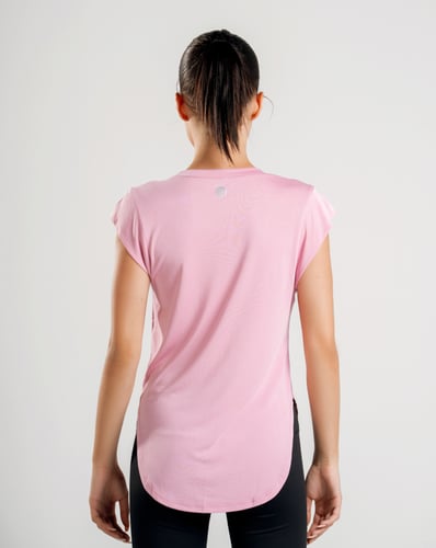 Athletic Fit Tee – Blush Pink