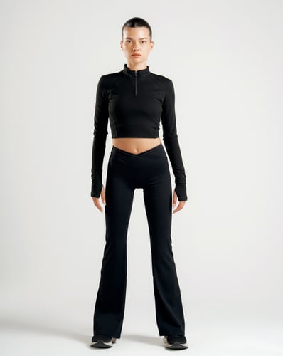 Women's Activewear Set (Leggings) - Black