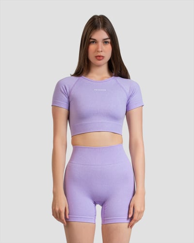 Piece Seamless Workout Set - Purple