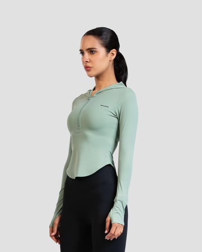 LuxeFlex Hoodie - Green