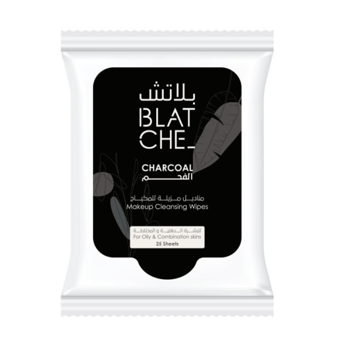 مناديل إزالة المكياج بالفحم من بلاتش