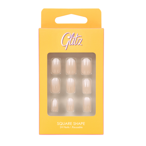 أظافر صناعية لصق ذاتي فرنسي طبيعي شكل بيضاوي (15)...