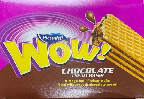 بسكوت واو ويفر بحشوة الشوكولاتة