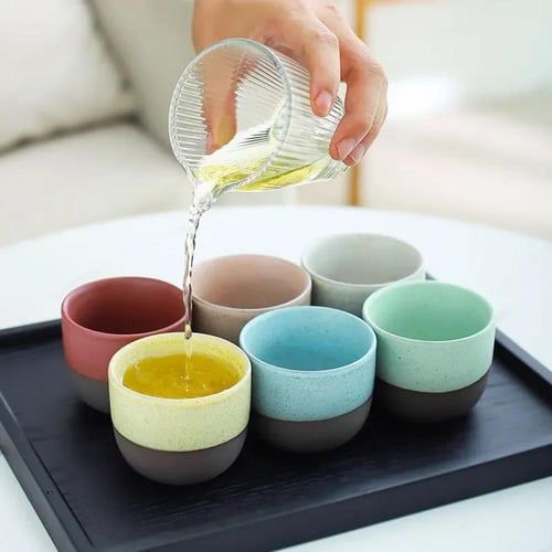 أكواب فخار یدویة