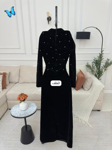 فستان شتوي سهره راقي خامه جوخ