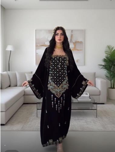 جلابيه انيقه طويله واسعه مطرزه